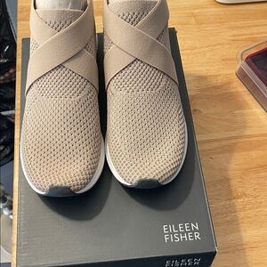 Eileen Fisher Beige Men's Sneakers